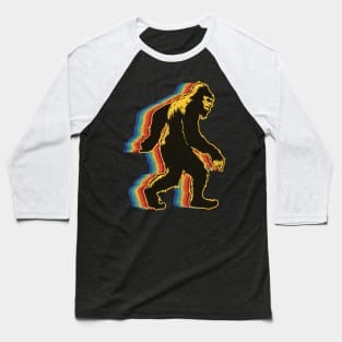 Retro Bigfoot vintage Fun and Nostalgic Sasquatch Baseball T-Shirt